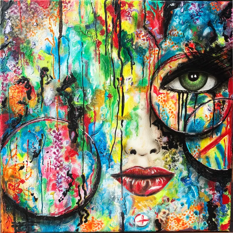 I spy 2, Acryl op canvas