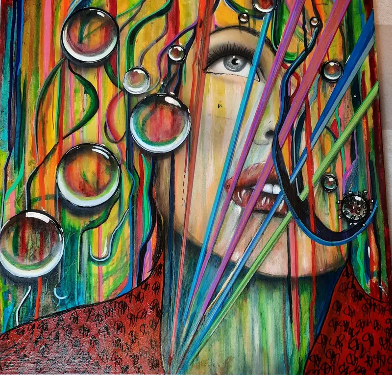 OMG, Acryl op canvas