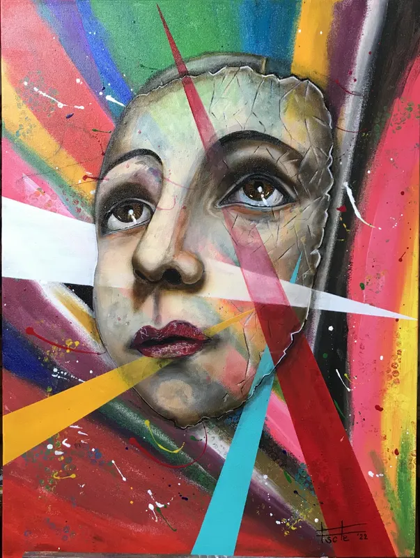 Vehemens Motus, Acryl op canvas