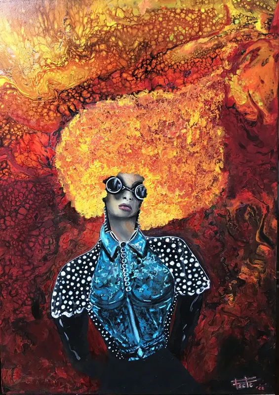 Year2022, Acryl op canvas