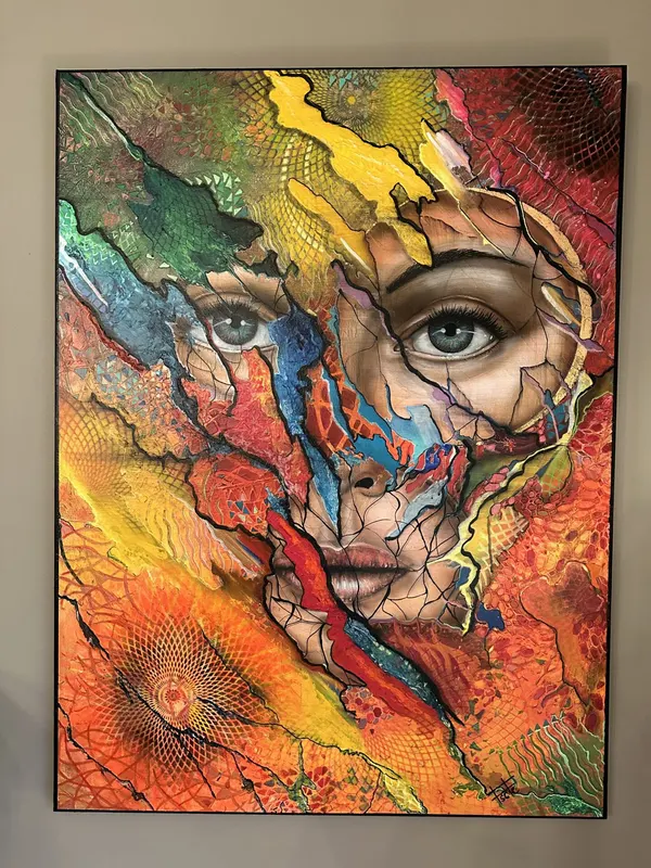 ziel, Acryl op linnen